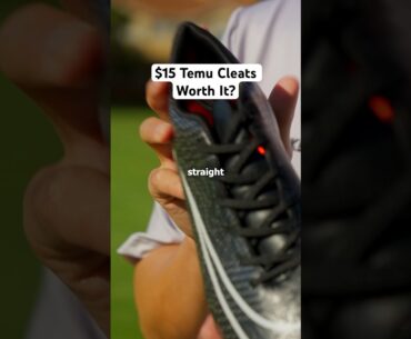 I bought cleats from Temu