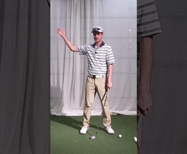 Trail Arm Straight for Width  #golf #golfcoach #golfinstruction #golfexercise #trailarm #golfswing
