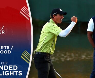Woods & Stricker vs Colsaerts & Westwood | Extended Highlights | 2012 Ryder Cup