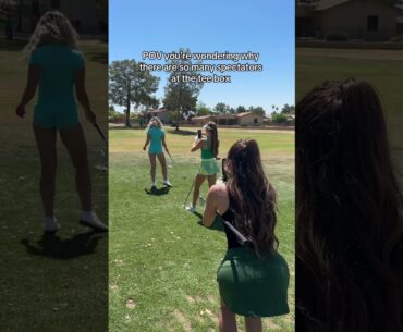 How’s our pace of play? #golf #golfbabes #caddieissues
