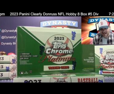 2023 Topps Chrome Platinum Anniversary Baseball Card 6 Box Half Case Break #6   Sports Cards