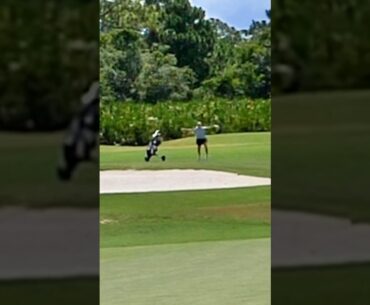 EAGLE on a par 4!