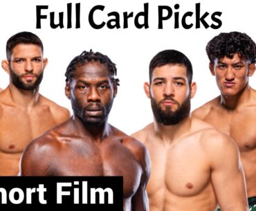 My Full Card Predictions & Breakdown For UFC Fight Night Cannonier vs Imavov