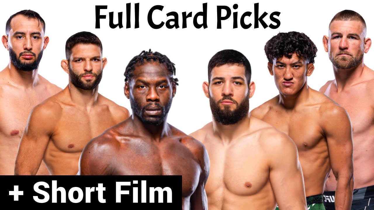 My Full Card Predictions & Breakdown For UFC Fight Night Cannonier vs Imavov My Full Card Predictions & Breakdown For UFC Fight Night Cannonier vs Imavov