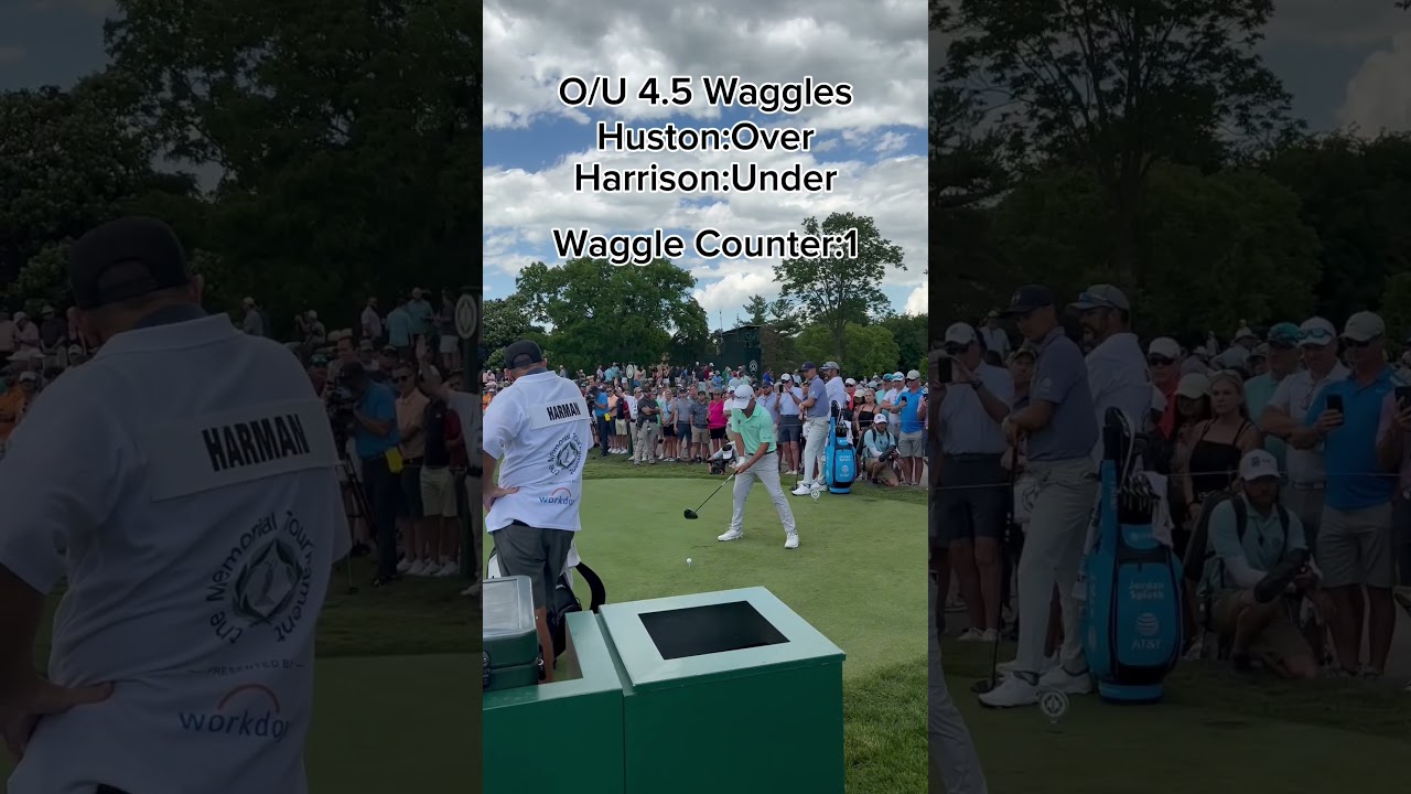 Is Brian Harman’s pre shot routine getting out of hand? #golf #pga #pgatour #pgaprofessional
