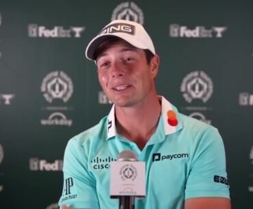 Viktor Hovland Thursday Flash Interview 2024 Memorial Tournament presented by Workday ©️ PGA Tour