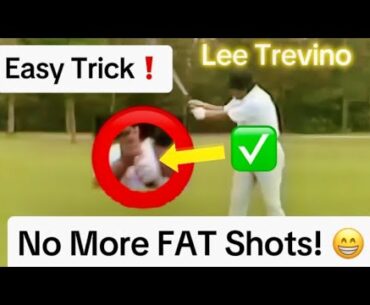 Lee Trevino Teaches You How to Avoid Hitting The Ground Before the Ball