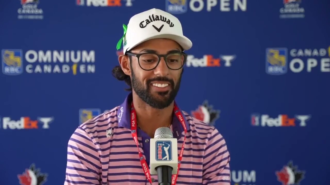 Akshay Bhatia speaks about his friend Grayson Murray Interview 2024 RBC Canadian Open © PGA Tour Akshay Bhatia speaks about his friend Grayson Murray Interview 2024 RBC Canadian Open © PGA Tour