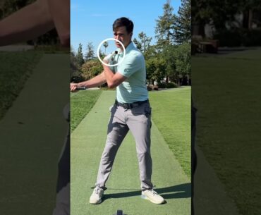 Breaking Down Spinning the Shoulders  #golf #golfcoach #golfinstruction #golfexercise