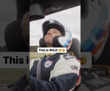 The world record for the farthest golf shot caught in a moving car 🚗🏌️‍♂️