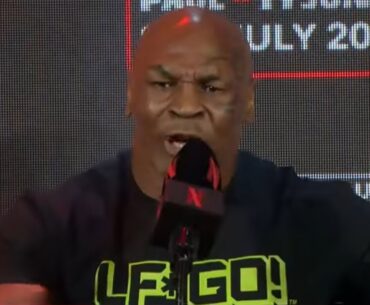 Mike Tyson LOSES IT on a Reporter: “What did you CALL ME?” • Jake Paul PRESS CONFERENCE