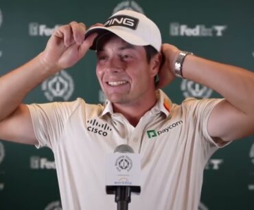 Viktor Hovland Friday Flash Interview 2024 Memorial Tournament presented by Workday