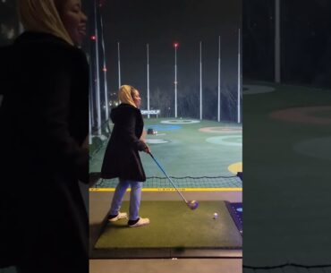 Watch us show our skills playing Topgolf 😂😂. We're professionals (in our own way) 😎. #Topgolf