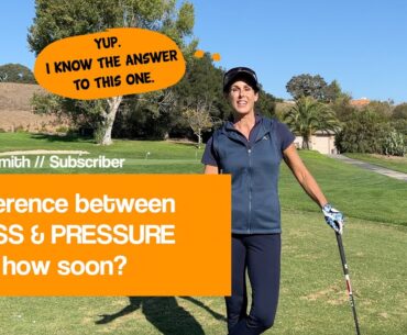 Mass & Pressure in Golf Swing (Difference Between)