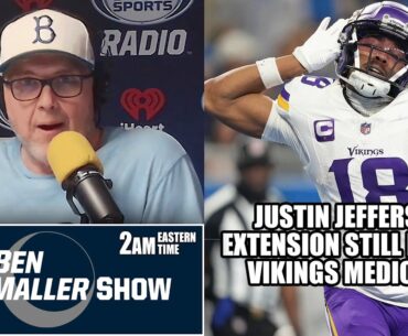 Justin Jefferson Extension Does NOT Make Vikings The Favorite in Any Way | BEN MALLER SHOW