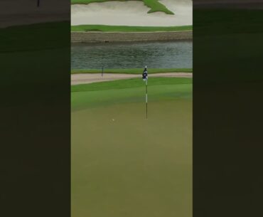 Locked in on a par 3 🏌️‍♂️