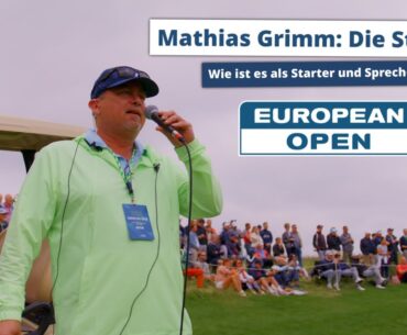 Was erlebt man als Starter auf der European Tour und wie kommt man zu dem Job? #europeanopen