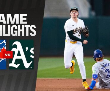 Blue Jays vs. A's Game Highlights (6/7/24) | MLB Highlights