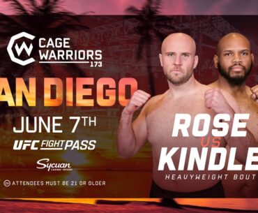 Cage Warriors 173 Prelims | Main Card is LIVE at 8pm PT EXCLUSIVELY on UFC FIGHT PASS!