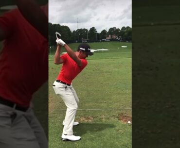 PGA Champion Xander Schauffele Driver Swing Slow Motion