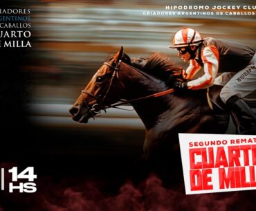 SEGUNDO REMATE DE CUARTO DE MILLA - Jockey Club Río Cuarto