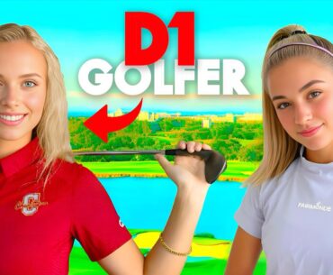 High School VS Division 1 Golfer