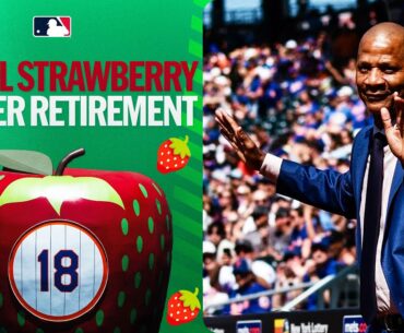 Darryl Strawberry has his number retired by the Mets! 🍓 (Full ceremony!)
