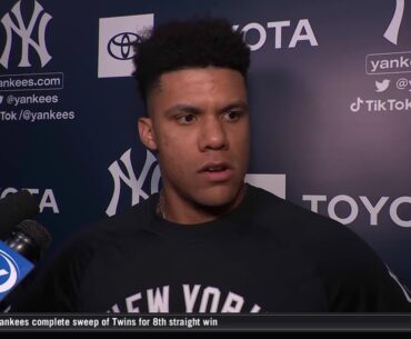 Juan Soto on his early exit, forearm tightness