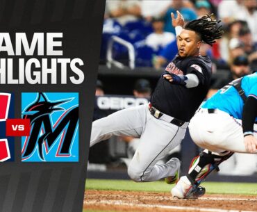 Guardians vs. Marlins Game Highlights (6/9/24) | MLB Highlights