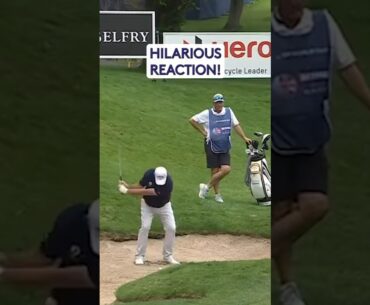 BRILLIANT reaction to lucky shot! 😂