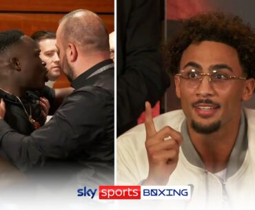 CHAOS! Security separates Ben Whittaker from mystery challenger! 😳