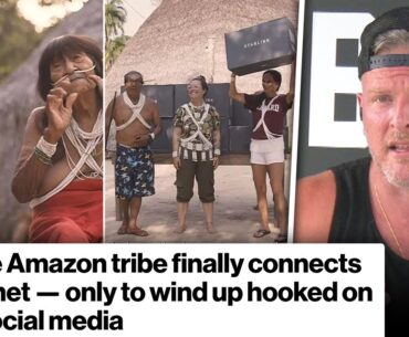 Remote Amazon Tribe Gets Internet Access, Goes Exactly As You Expect | Pat McAfee Reacts