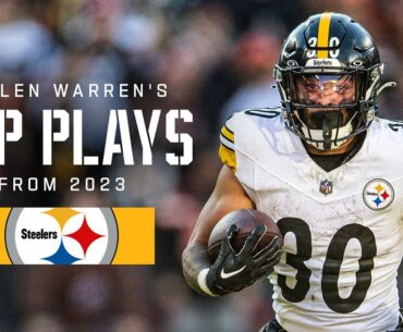Jaylen Warren's Top Plays of 2023 | Pittsburgh Steelers