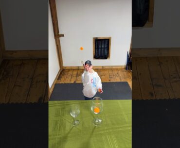 Satisfying 2 In a Row Glass Shot! #carsonhockey #trickshot #trickshots #satisfying