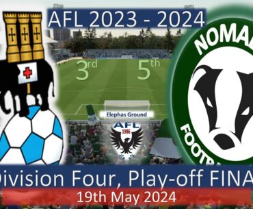 2023 - 2024 Division Four Play-off FINAL, FC Elephant v Nomads #football #soccerleagues