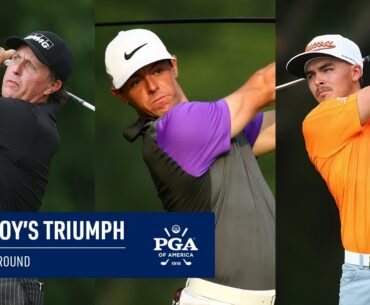 Rory McIlroy vs Rickie Fowler vs Phil Mickelson | 2014 PGA Championship Final Round