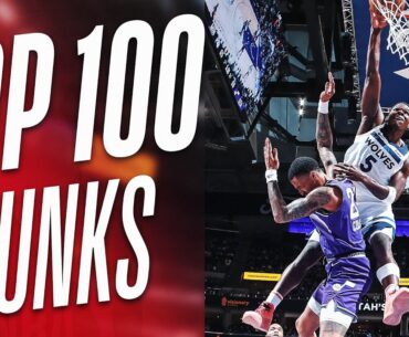Top 100 AT&T Dunks of 2023-24 Regular Season! #BESTofNBA