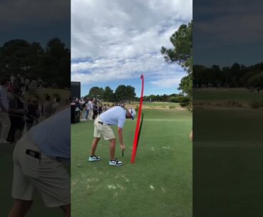 Pro Golfer's Ball Flight Revealed with Shot Tracer Technology