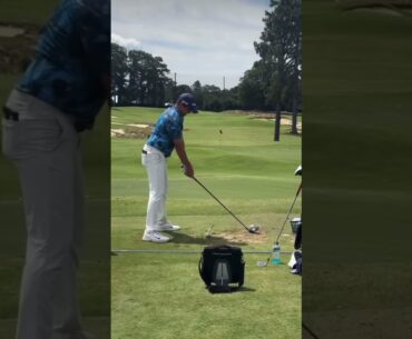 Casey Jarvis golf swing down the line #caseyjarvis #golfswing