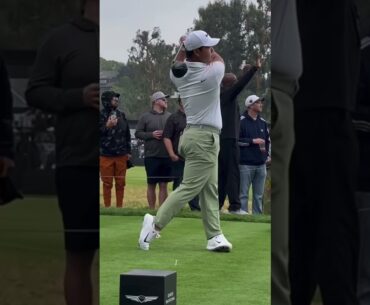 Tom Kim driver swing face on #tomkim #pgatour