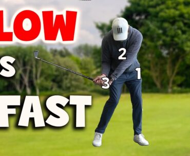 Slower For Faster,  Whip The Golf Club For Crazy Clubhead Speeds!