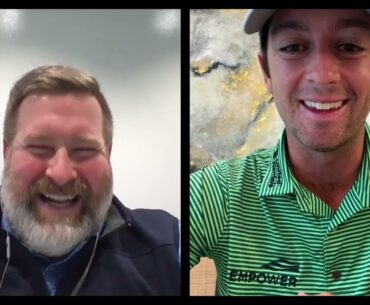 PGA Tour winner Davis Riley talks about his Titleist T Series irons and wrong sized shoes!