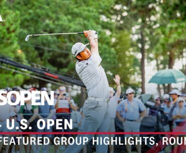 2024 U.S. Open Highlights: Round 1 Featured Group | Hideki Matsuyama, Jordan Spieth, Jackson Suber
