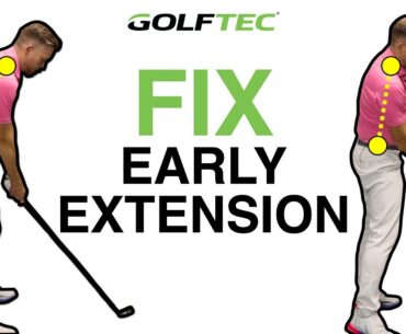 Fixing early extension in the golf swing