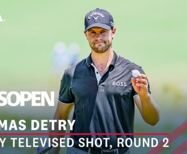 2024 U.S. Open Highlights: Thomas Detry, Round 2 | Every Televised Shot