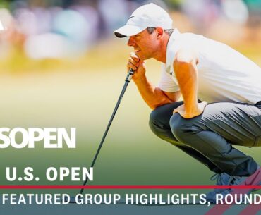 2024 U.S. Open: Round 2 Featured Group | Scottie Scheffler, Rory McIlroy, Xander Schauffele