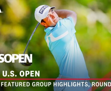 2024 U.S. Open Highlights: Round 2 Featured Group | Bryson DeChambeau, Viktor Hovland, Max Homa