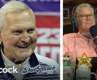 Dan Patrick gets emotional remembering Jerry West's life and legacy | Dan Patrick Show | NBC Sports