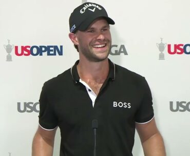 Thomas Detry Friday Flash Interview 2024 US Open Championship · Round 2 © USGA