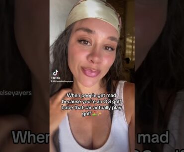 Don’t get mad, let’s book a tee time #golfingbuddies #golfersdoingthings #golfbabe